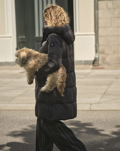 Mos Mosh - MMNova Square Down Jakke - Dark Grey